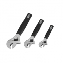 Williams JHW13343 - 3 pc Ratcheting Adjustable Wrench Comfort Grip Set