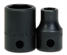 Williams JHW2M-617 - 3/8" Drive 6-Point Metric 17 mm Shallow Impact Socket