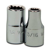 Williams JHW30212 - 1/4" Drive Shallow Socket 12-Point