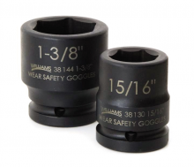 Williams JHW38146 - 3/4" Drive Shallow Impact Sockets, 6-Point, SAE