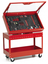 Williams JHWWTC496SR - 6S Visual Control Cart - Red , Professional Series