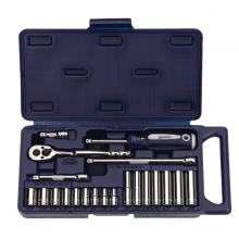 Williams JHW50662B - 21 pc 1/4" Drive Socket and Drive Tool Set