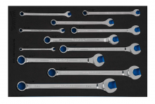 Williams JHWFWS1190SCA1 - 11 pc SAE 12-Point SUPERCOMBO® Combination Wrench Set in 1/3 Foam Drawer Inset (1/4 to 7/8)