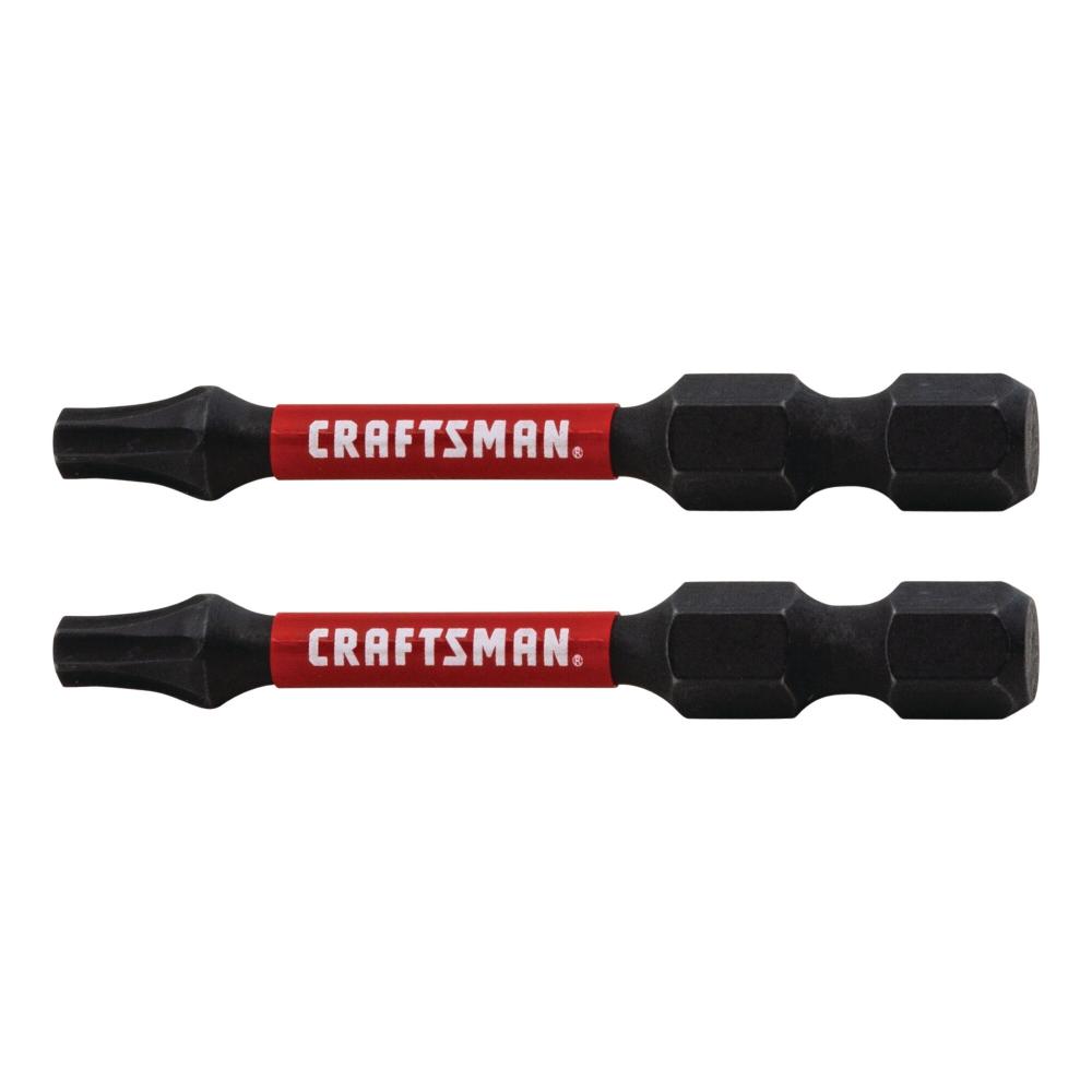 CRAFTSMAN Impact Rated 2-In. Torx 20 Screwdriving Bits (2 Pk.)