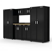 CRAFTSMAN CMST98239BK - CRAFTSMAN 126 In. Wide 7 Piece Suite With Cabinet Storage