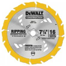 DEWALT DW3571 - DeWalt Portable Construction Saw Blades