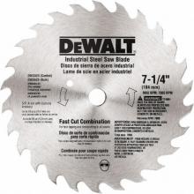 DEWALT DW3323 - DEWALT 7-1/4-Inch 20 Tooth Atb Combination Saw Blade With 5/8-Inch And Diamond Knockout Arbor