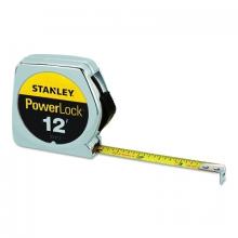 STANLEY 33212 - Stanley Powerlock Tape Rules 1/2 in Wide Blade