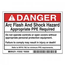 Brady 103532 - Brady Arc Flash Labels