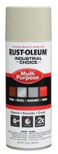 Rust-Oleum Industrial 1672830 - Rust-Oleum Industrial Choice 1600 System Multi-Purpose Enamel Spray Paint, Gloss Almond, 12 oz