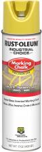 Rust-Oleum Industrial 205234 - Rust-Oleum Industrial Choice MC1800 System Precision Line Inverted Marking Chalk, APWA Yellow, 17 oz