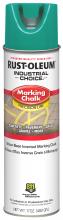 Rust-Oleum Industrial 205238 - Rust-Oleum Industrial Choice MC1800 System Precision Line Inverted Marking Chalk, APWA Green, 17 oz