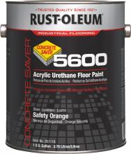 Rust-Oleum Industrial 261116 - Rust-Oleum Concrete Saver 5600 Acrylic Urethane Safety Orange, 1 Gallon