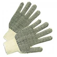 ORS Nasco 36110PD - Anchor Brand Medium Weight Seamless String-Knit Gloves with Double-Sided PVC Dot Grips