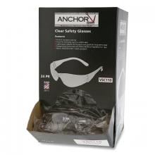 ORS Nasco VSC110 - Anchor Brand Clear Frameless Safety Glasses