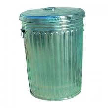 Magnolia Brush TRASHCAN30GAL - Magnolia Brush Pre-Galvanized Trash Can With Lid