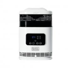 BLACK AND DECKER BH1607 - BLACK+DECKER Space Heater, 1500W Flameless Portable Heater with 12 Hour Timer