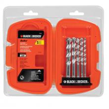 BLACK AND DECKER 16748 - BLACK+DECKER Masonry Drill Bit Set, 5-Piece