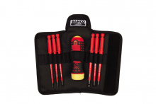 Bahco BAH808062 - 7 pc 1000V Ratcheting Pozidriv and Slotted Screwdriver Set