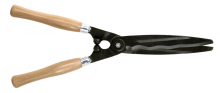 Bahco BAHP57-25-WF - Pro Hedge Shear Wooden Handles, Wavy Blades