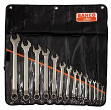 Bahco BAH1952M/14T - 14 pc Offset Combination Wrench Set, in Pouch