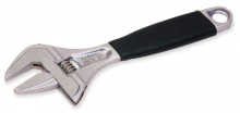 Bahco BAH9031RCUS - 8" SAE Ergo™ Big Mouth Adjustable Wrench with Ergo™ Handle