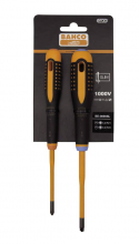 Bahco BAHBE-9890SL - Insluated Ergo Screwdriver - 2 pc Set