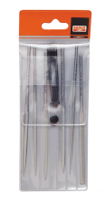 Bahco BAH24701420 - 6 pc 5-1/2" Needle File Set Smooth Cut