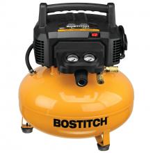 BOSTITCH BTFP02012 - BOSTITCH Pancake Air Compressor, Oil-Free, 6 Gallon, 150 Psi