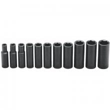 Wright Tool 412 - Wright Tool 11 Piece Deep Impact Socket Sets