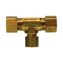 Midland Industries 18116 - MIDLAND INDUSTRIES 18101 Compression Brass Tee