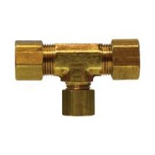 Midland Industries 18117 - MIDLAND INDUSTRIES 18101 Compression Brass Tee