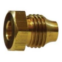 Midland Industries 00881-08 - AMC® 00881 Threaded Brass Double Compression Sleeve Hex Nut