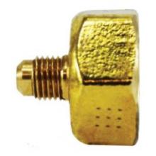 Midland Industries 04030-1206 - AMC® 04030 3/4 in SAE 45 deg Male Flared FIP Brass Cylinder Adapter