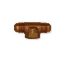 Midland Industries 04093-06060608 - AMC® 04093 SAE 45 deg Flared SAE 45 deg Flared SAE 45 deg Flared FIP Brass Cross