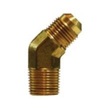 Midland Industries 04095-0806P - AMC® 04095 Male 45 deg Flared Male NPTF Brass 45 deg Elbow