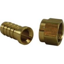 Midland Industries 32102 - MIDLAND INDUSTRIES 321 Hose 45 deg Flared Female Brass Swivel Adapter