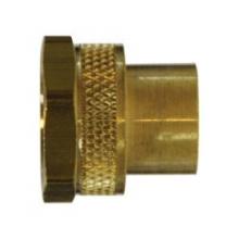 Midland Industries 30016 - MIDLAND INDUSTRIES 3001 3/4 in FGH FIP Brass Straight Rigid Adapter