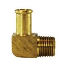 Midland Industries 32191 - MIDLAND INDUSTRIES 321 Bubble Barbed MIP Brass 90 deg Elbow