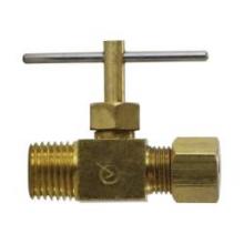 Midland Industries 709101-0604 - AMC® 709101 Compression x MIP Brass Body Needle Valve