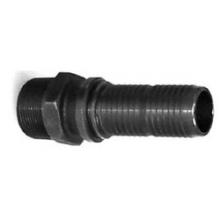 Midland Industries GJM-150CR-DP - BUCHANAN RUBBER GJM MIP x Barbed Malleable Iron Tube Black Crimplok High Pressure Stem