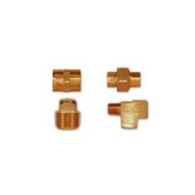 Midland Industries 23325X8 - MID-AMERICA FITTINGS 23325 MPT Brass SAE Pattern Hex Nipple