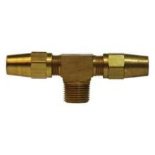 Midland Industries 38280 - MIDLAND INDUSTRIES 38 Tube OD Male NPTF Male NPTF Brass Branch Tee