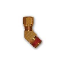 Midland Industries NT6945-64VS - MID-AMERICA FITTINGS NT6945 Tube OD Male NPTF Brass 45 deg Elbow