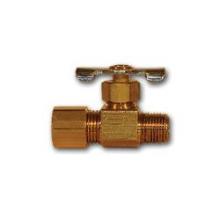 Midland Industries 101C - MID-AMERICA FITTINGS 101 Compression x MPT 150 psi -45 to 250 deg F Brass Body Needle Valve