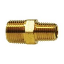 Midland Industries 23325X8X6 - MID-AMERICA FITTINGS 23325 MPT Brass SAE Pattern Hex Nipple