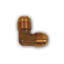 Midland Industries 255X4 - MID-AMERICA FITTINGS 255 SAE 45 deg Male Flared SAE 45 deg Male Flared Brass 90 deg Barstock Elbow