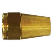 Midland Industries 10004 - MIDLAND INDUSTRIES 100 SAE Flared Brass Hex Long Rod Nut