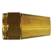 Midland Industries 10006 - MIDLAND INDUSTRIES 100 SAE Flared Brass Hex Long Rod Nut