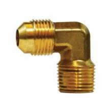 Midland Industries 10284 - MIDLAND INDUSTRIES 102 Male Flared Male NPTF Brass 90 deg Elbow